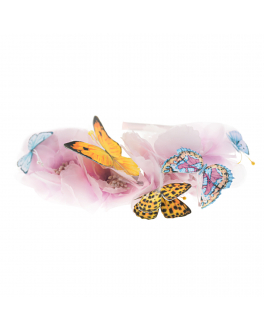 Ободок с декором &quot;бабочки&quot; Eirene Розовый, арт. H2237 | Фото 2