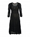 Черное платье с отделкой кроше  | Фото 2