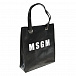 Черная сумка с логотипом 25х29х8 см MSGM | Фото 2