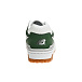Кеды на шнуровке с зеленым логотипом, белые NEW BALANCE | Фото 3