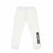 Белые спортивные брюки с черным логотипом Moschino | Фото 1