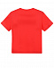 Красная футболка с логотипом из пайеток Dsquared2 | Фото 2