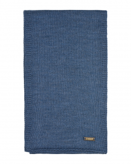 Синий шарф 134x20 см. Il Trenino Синий, арт. 1121/J 32 | Фото 2