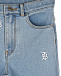Голубые джинсы с монограммой Burberry | Фото 3