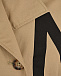 Бежевый плащ с логотипом No. 21 | Фото 3
