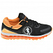 Черные кроссовки с оранжевыми вставками Bikkembergs | Фото 2