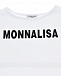 Укороченная футболка с контрастным лого Monnalisa | Фото 3