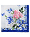 Платок из шелка с цветочным принтом Monnalisa | Фото 2