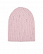 Розовая шапка из кашемира с россыпью кристаллов Swarovski  | Фото 2