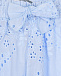 Голубые перфорированные шорты Miss Grant | Фото 3