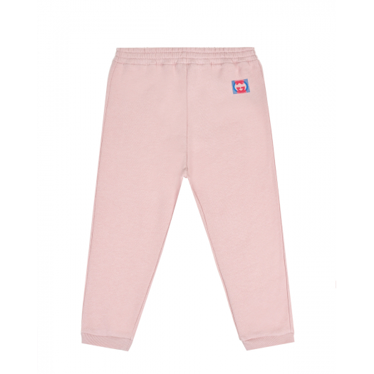 Розовые спортивные брюки с логотипом GUCCI | Фото 1