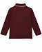 Бордовая толстовка-поло с принтом &quot;герб&quot; Dolce&Gabbana | Фото 2