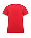 Красная футболка с кружевом на рукавах  | Фото 4