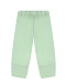 Зеленые брюки на резинке IL Gufo | Фото 2
