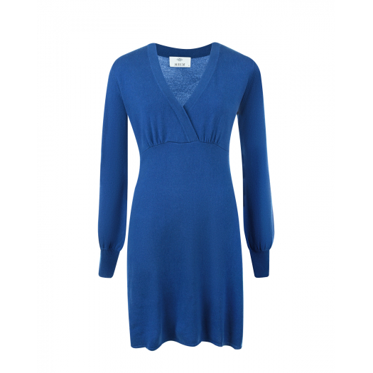 Синее платье из кашемира Allude | Фото 1