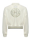 Спортивная куртка с лого из стразов, белая Karl Lagerfeld kids | Фото 2