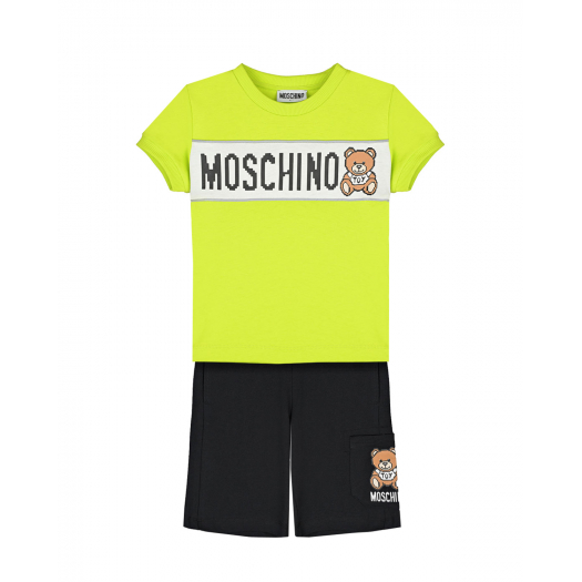 Комплект: футболка и бермуды Moschino | Фото 1
