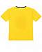 Желтая футболка из хлопка с логотипом Dolce&Gabbana | Фото 2