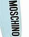 Костюм спортивный с логотипом свитшот + брюки, светло голубой Moschino | Фото 6