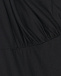 Черное платье с бантами на плечах Vivetta | Фото 9