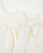 Кремовое платье с бантом Marlu | Фото 3
