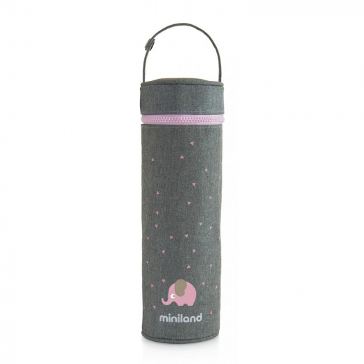 Термосумка для бутылочек Silky, розовый 500 мл Miniland | Фото 1