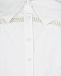 Асимметричная блуза с английской вышивкой Self Portrait | Фото 3