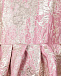 Розовое платье с золотым узором Dolce&Gabbana | Фото 4