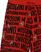 Красные трикотажные бермуды с логотипом Moschino | Фото 3