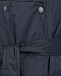 Синее пальто со съемным капюшоном Emporio Armani | Фото 4