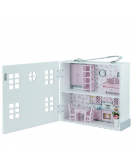 Дом-чемодан для куклы &quot;Сказка&quot;, малый, розовый Carolon , арт. ПИО-22-009 | Фото 2
