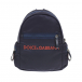 Синий рюкзак с красным логотипом Dolce&Gabbana | Фото 1
