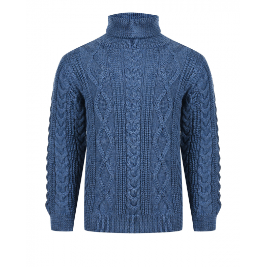 Синий свитер из шерсти Arc-en-ciel | Фото 1