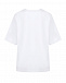 Белая футболка свободного кроя Dan Maralex | Фото 2