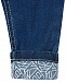 Однотонные джинсы с отворотами  | Фото 4