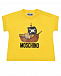 Комплект: желтая футболка + серые шорты Moschino | Фото 2