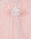 Розовый песочник с имитацией кружевного платья  | Фото 3