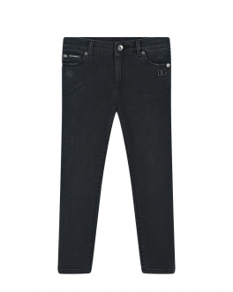 Черные джинсы slim fit Dolce&Gabbana Черный, арт. L42F15 LDA05 N0000 | Фото 1