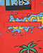 Красные бермуды с принтом &quot;пальмы&quot; Stella McCartney | Фото 4