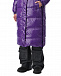 Стеганое двусторонне пальто, фиолетовое Yves Salomon | Фото 9