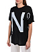 Черная футболка с логотипом No. 21 | Фото 7