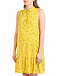 Желтое платье с цветочным принтом Pietro Brunelli | Фото 7