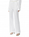 Льняные брюки с жемчугом на талии, белые ALINE | Фото 6
