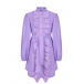 Фиолетовое платье с рюшей MSGM | Фото 1