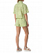 Зеленые шорты с шитьем Forte dei Marmi Couture | Фото 3