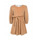 Светло-коричневое вельветовое платье Paade Mode | Фото 1