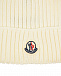 Белая базовая шапка с помпоном Moncler | Фото 3