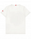 Белая футболка с принтом &quot;Снупи&quot; Saint Barth | Фото 2