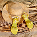 Желтые классические босоножки Dolce&Gabbana | Фото 2