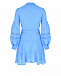 Голубое платье с поясом 120% Lino | Фото 5